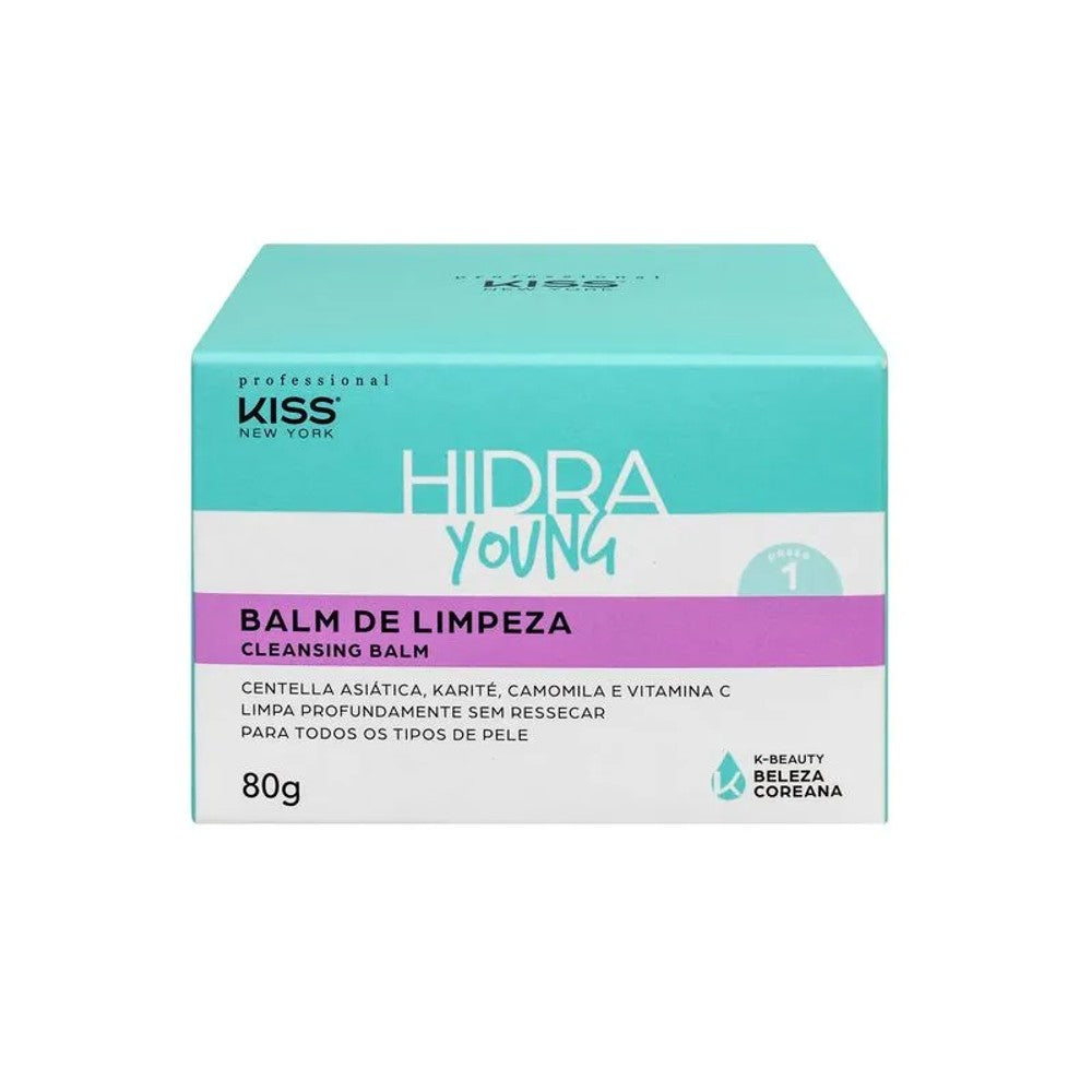 Balm de Limpeza Hidra Young Kiss NY 80g Vegano e Hipoalergênico