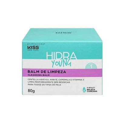 Balm de Limpeza Hidra Young Kiss NY 80g Vegano e Hipoalergênico