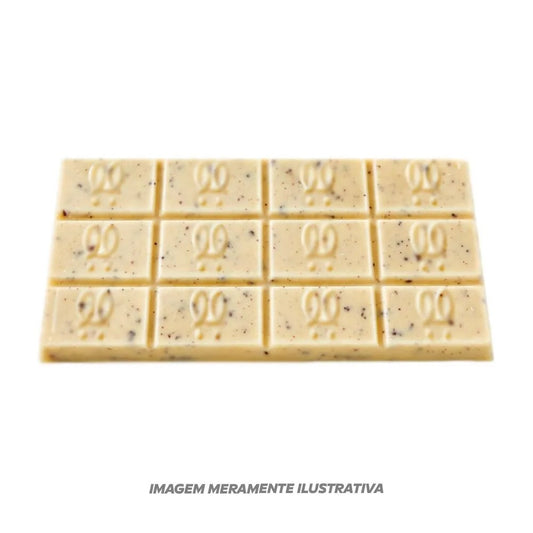 Barra de Chocolate Branco com Cookies Zero Açúcar Laciella 80g