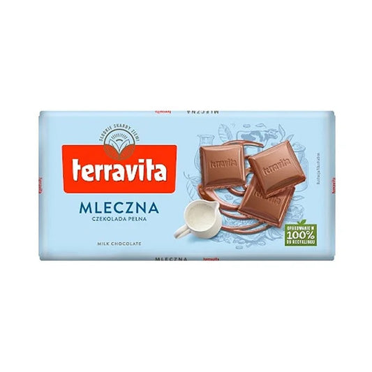 Barra de Chocolate ao Leite Terravita 100g