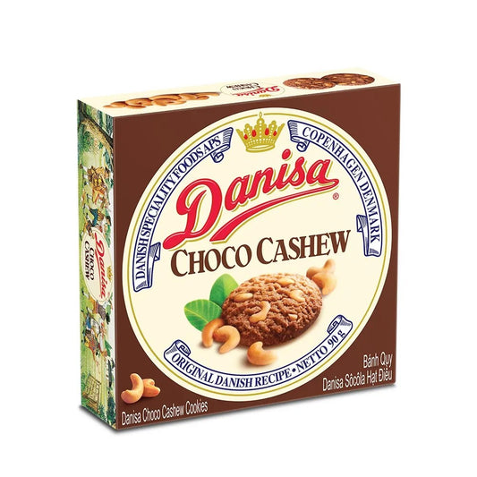 Biscoito Amanteigado Danisa Chocolate e Castanha de Caju 90g