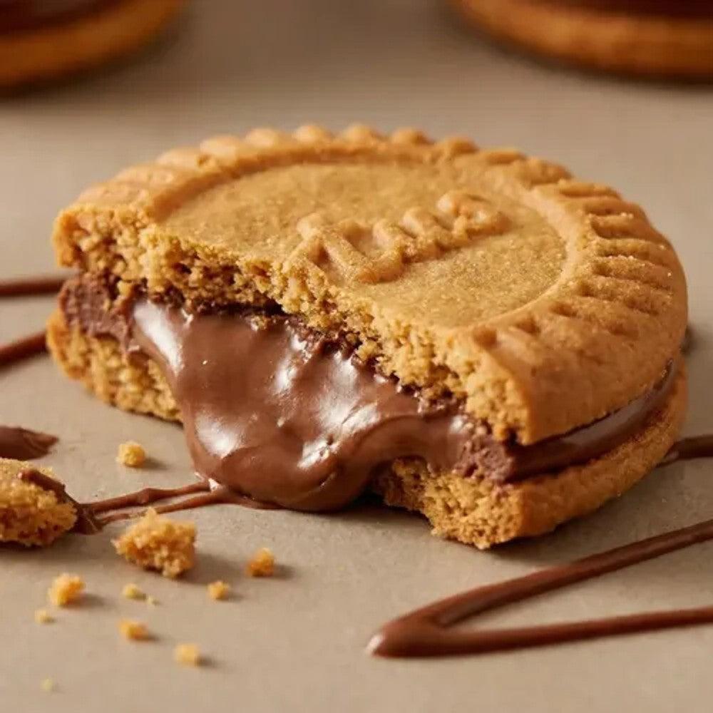 Biscoito Biscoff Sandwich Chocolate ao Leite Lotus 110g