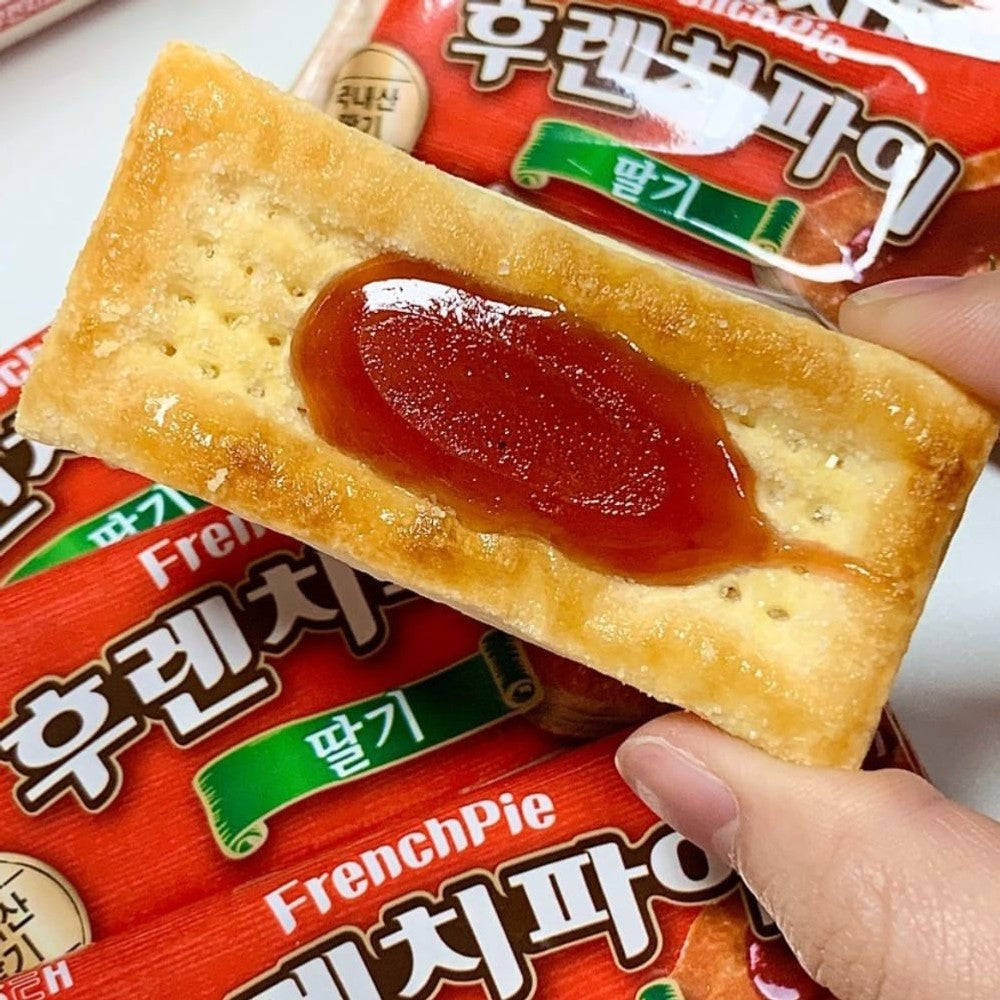 Biscoito Folhado Haitai French Pie Sabor Morango 192g