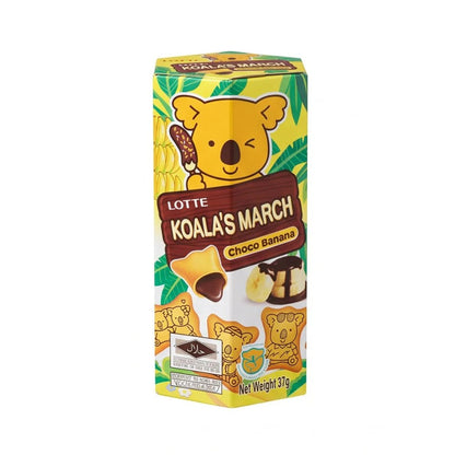 Biscoito Koala Lotte Recheio Chocolate com Banana 37g