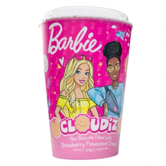 Biscoito Recheado Barbie Creme de Morango Cloudiz 125g