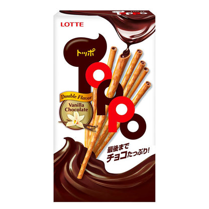 Biscoito Toppo Lotte Baunilha com Chocolate 40g