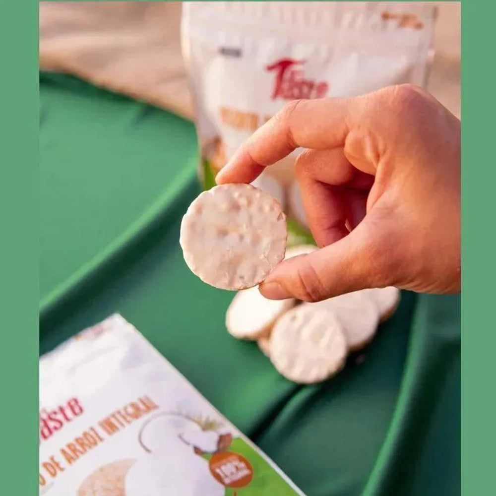 Biscoito de Arroz Integral Mrs Taste com Cobertura de Coco 60g Sem Glúten