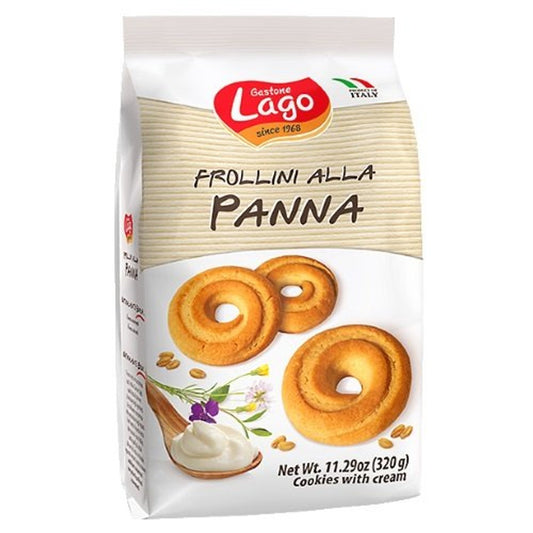 Biscoito de Nata Lago Frollini 320g Importado da Itália