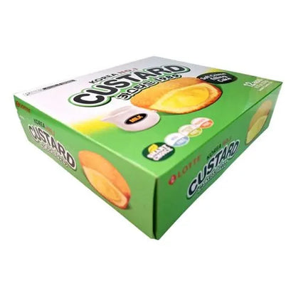 Bolo Lotte Creme Custard 276g com 12 Unidades