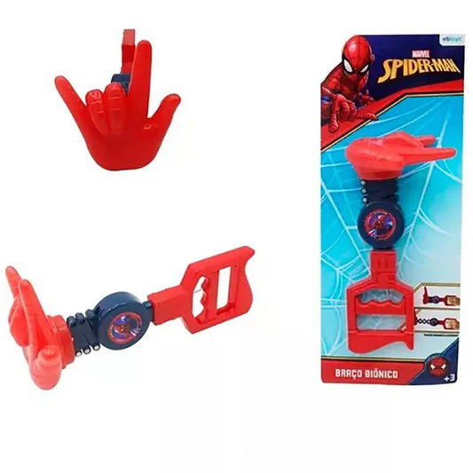 Braço Biônico Homem Aranha com Garra Etitoys