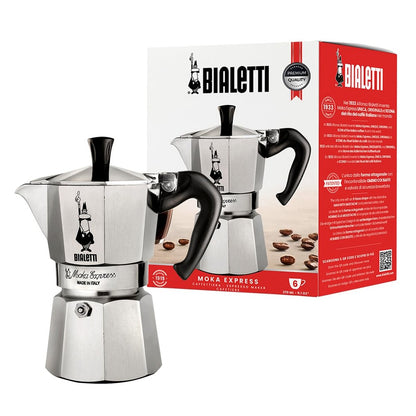 Cafeteira Bialetti Nuova Moka Express 6 Xícaras 270ml Alumínio