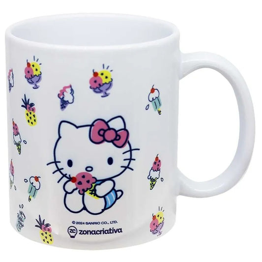 Caneca Pop Hello Kitty Cerâmica 350ml Zona Criativa