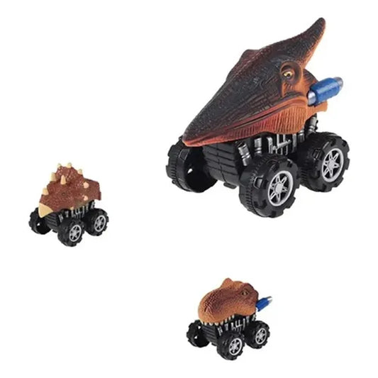 Carrinho de Brinquedo Dinossauro Construtor com Fricção Etitoys