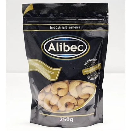 Castanha de Caju Premium Alibec Torrada e Salgada 250g Sem Glúten