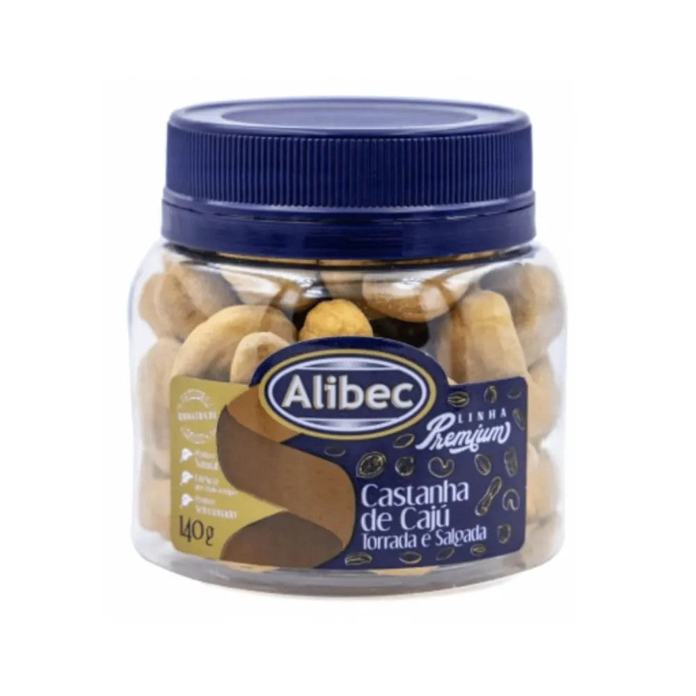Castanha de Caju Torrada e Salgada Alibec 140g