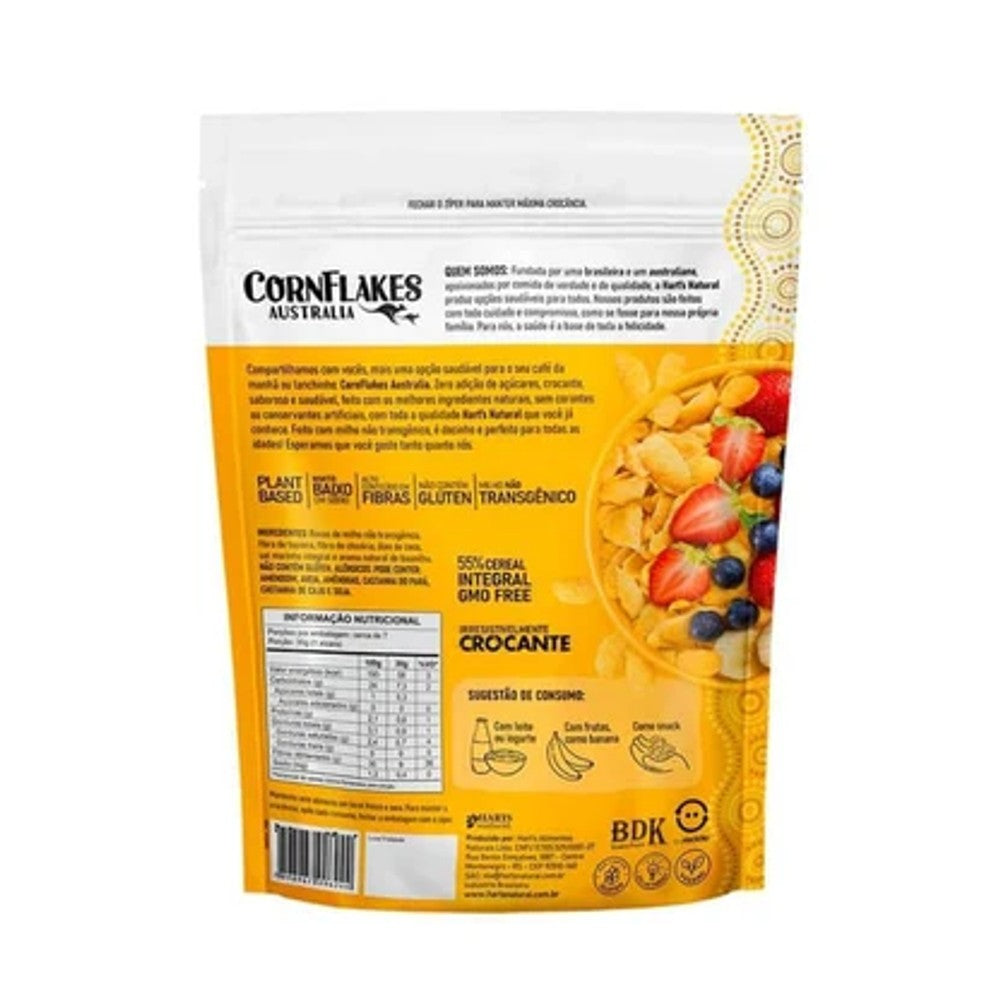 Cereal Matinal Cornflakes Harts Natural Australia Zero 220g