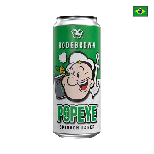 Cerveja Popeye German Lager Puro Malte Bodebrown 473ml