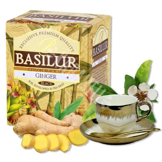 Chá Preto Basilur Magic Ginger com Gengibre 10 Sachês 20g