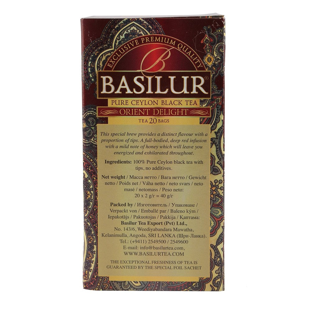 Chá Preto Basilur Orient Delight 50g - Empório Daruma