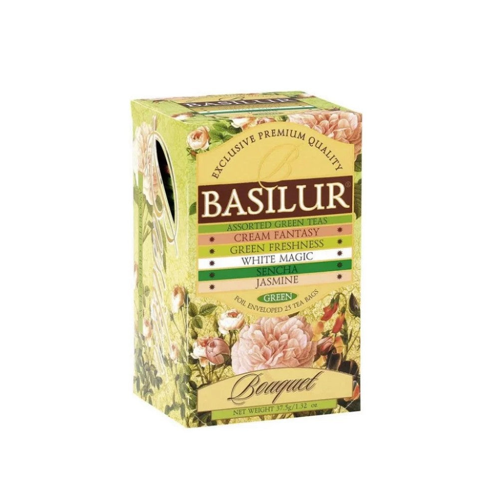 Chá Verde Basilur Cream Fantasy 37,5g - Importado do Ceilão