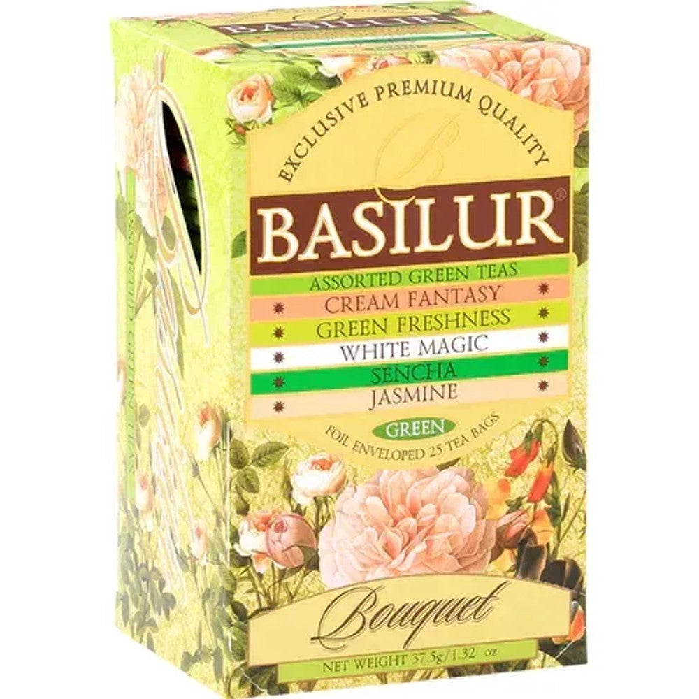 Chá Verde Basilur Cream Fantasy 37,5g - Importado do Ceilão
