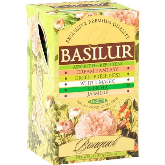 Chá Verde Basilur Cream Fantasy 37,5g - Importado do Ceilão