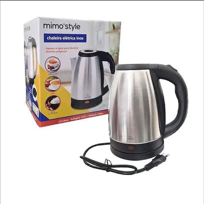 Chaleira Elétrica Mimo Style Inox 1.8L 1150W 220V com Desligamento Automático