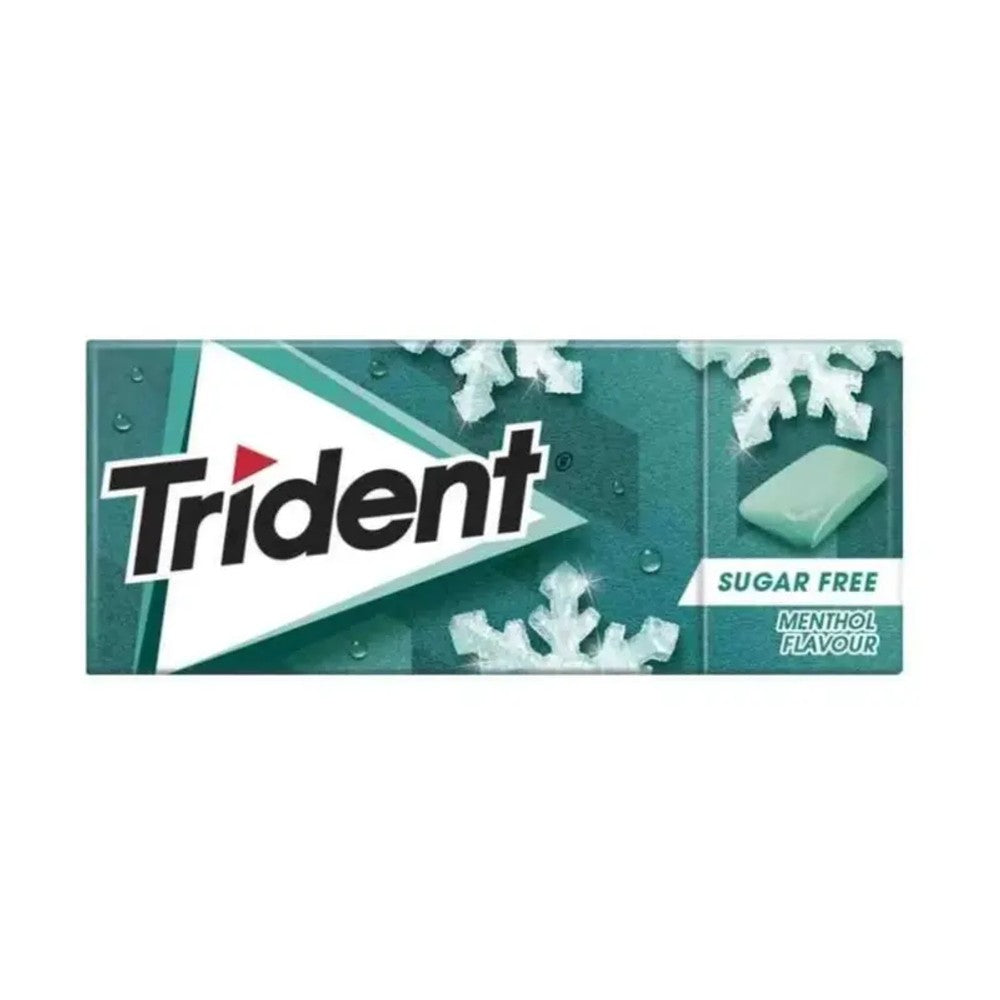 Chiclete Trident Extreme Menthol Sem Açúcar 14g