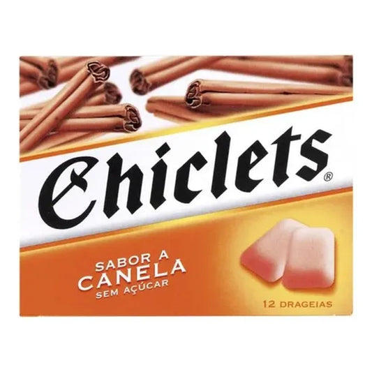 Chiclets Canela Sem Açúcar 16,8g