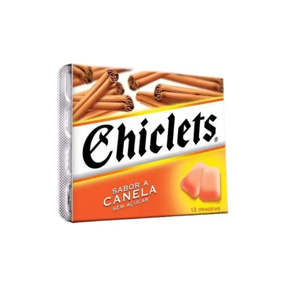Chiclets Canela Sem Açúcar 16,8g