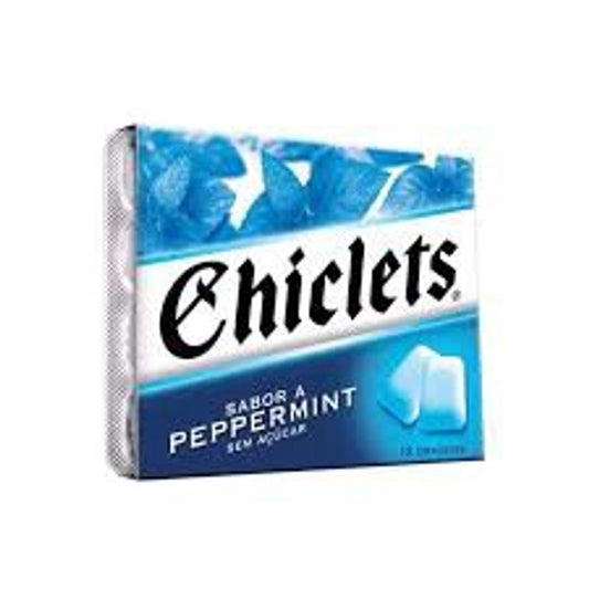 Chiclets Peppermint Pastilhas Mastigáveis 16,8g