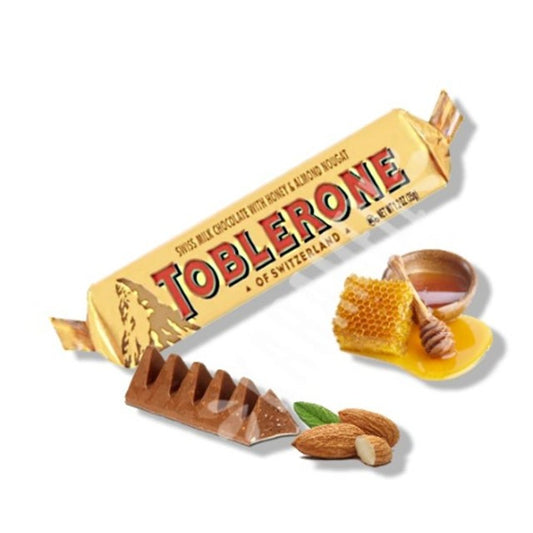 Chocolate Suíço Toblerone com Mel e Amêndoas 200g