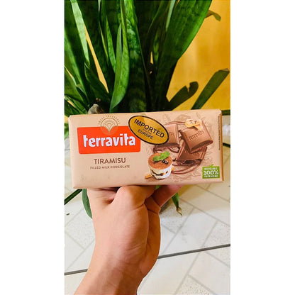 Chocolate Terravita Recheio Tiramissu 100g 32% Cacau