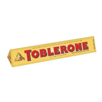 Chocolate Toblerone 50% Cacau com Mel e Nougat de Amêndoas 100g