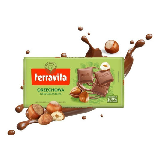 Chocolate ao Leite Terravita com Avelãs 100g