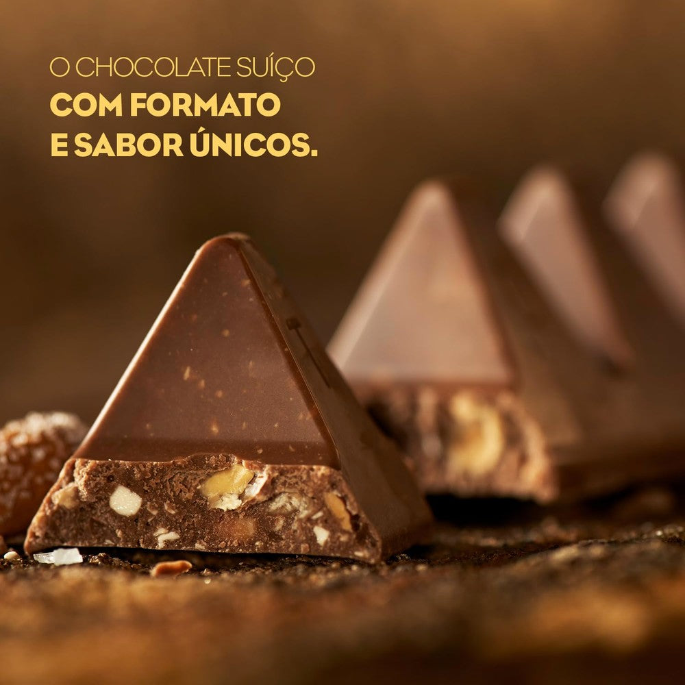 Chocolate ao Leite Toblerone com Mel e Nougat de Amêndoas 100g