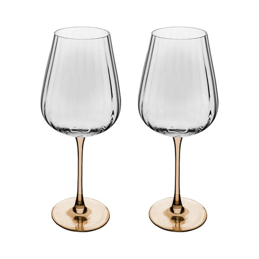 Conjunto 2 Taças de Champanhe Wolff Classic Vidro Âmbar 230ml