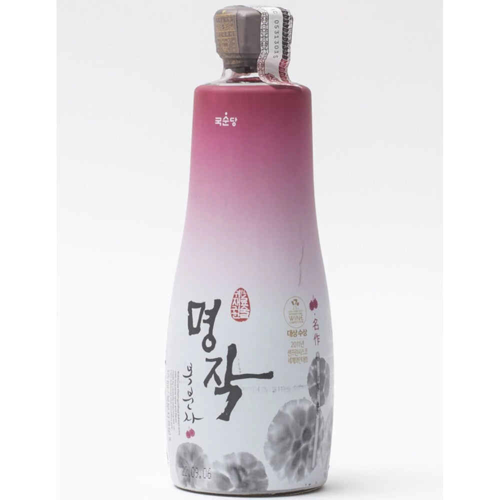 Coquetel Alcoólico Bokbunja Kook Soon Dang Framboesa Coreana 375ml