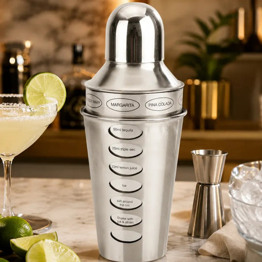 Coqueteleira Dynasty em Aço Inox 650ml para Drinks e Coquetéis