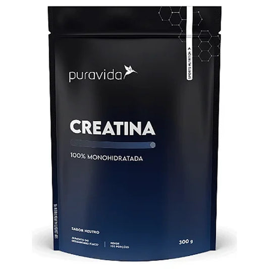 Creatina 100% Creapure Micronizada PuraVida 300g Neutra