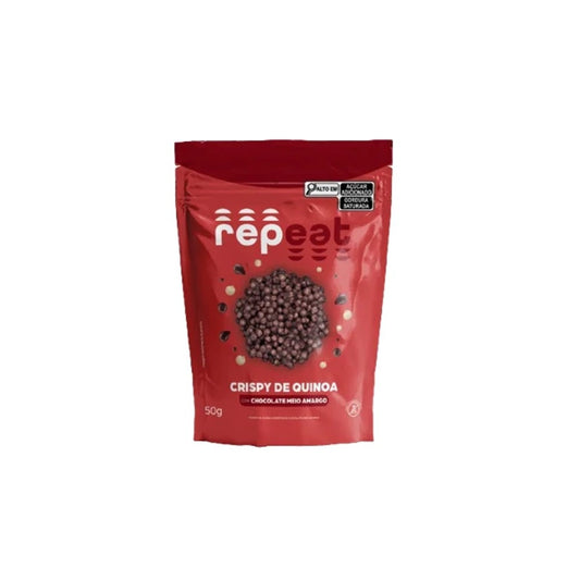 Crispy de Quinoa com Chocolate Meio Amargo Repeat 50g