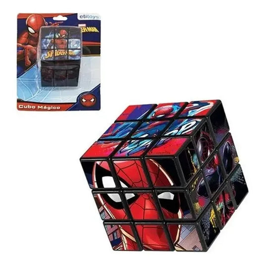 Cubo Mágico Homem Aranha Marvel Etitoys 54mm Brinquedo Infantil