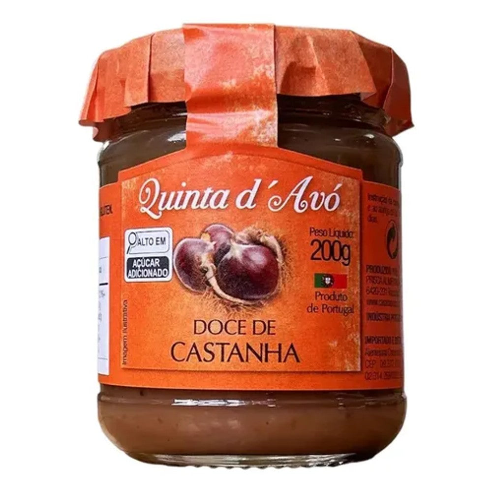 Doce de Castanha Artesanal Quinta d'Avó 200g - Origem Portugal