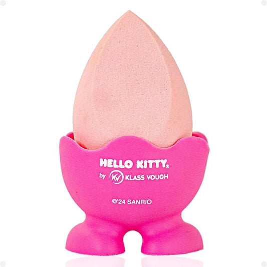 Esponja de Maquiagem Gota com Suporte Hello Kitty Klass Vough