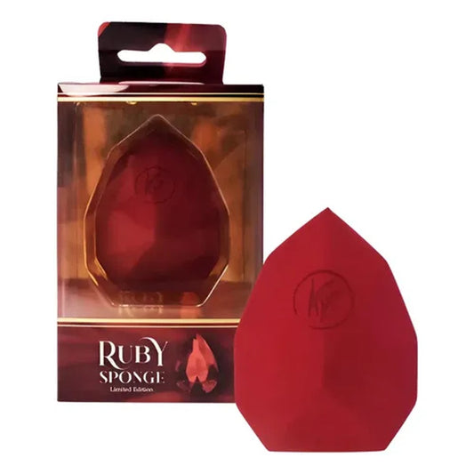 Esponja de Maquiagem Klass Vough Ruby Anatômica Edição Limitada