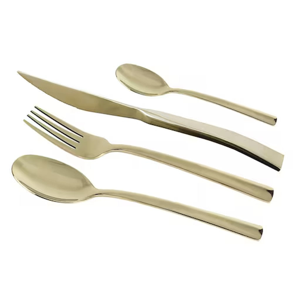 Faqueiro Fracalanza Ravel 24 Peças Aço Inox Champagne