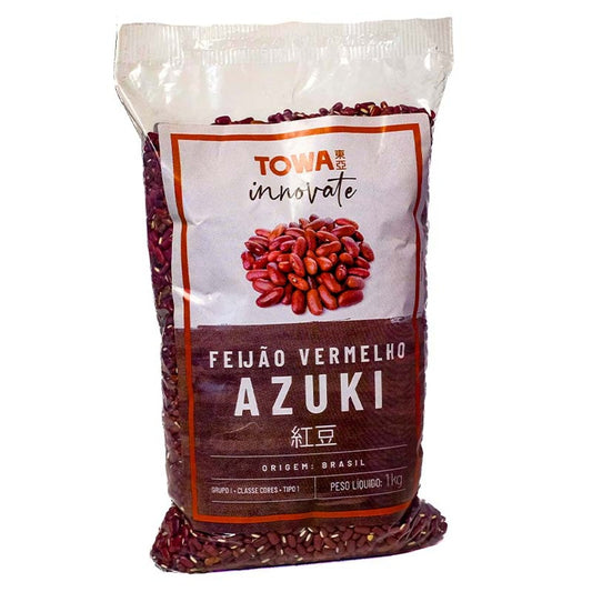 Feijão Azuki Vermelho Towa Fun 1kg Grão Selecionado Premium