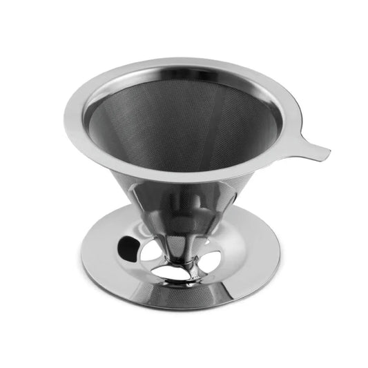 Filtro de Café Reutilizável em Aço Inox Mimo Style 13,5x11,5x8cm