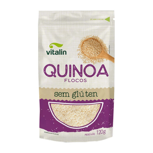 Flocos de Quinoa Integral Vitalin Sem Glúten 120g