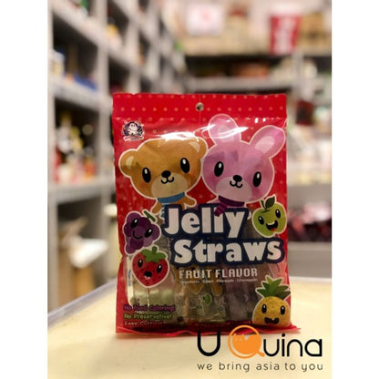 Gelatina Funny Hippo Jelly Straws Sabores Sortidos 300g